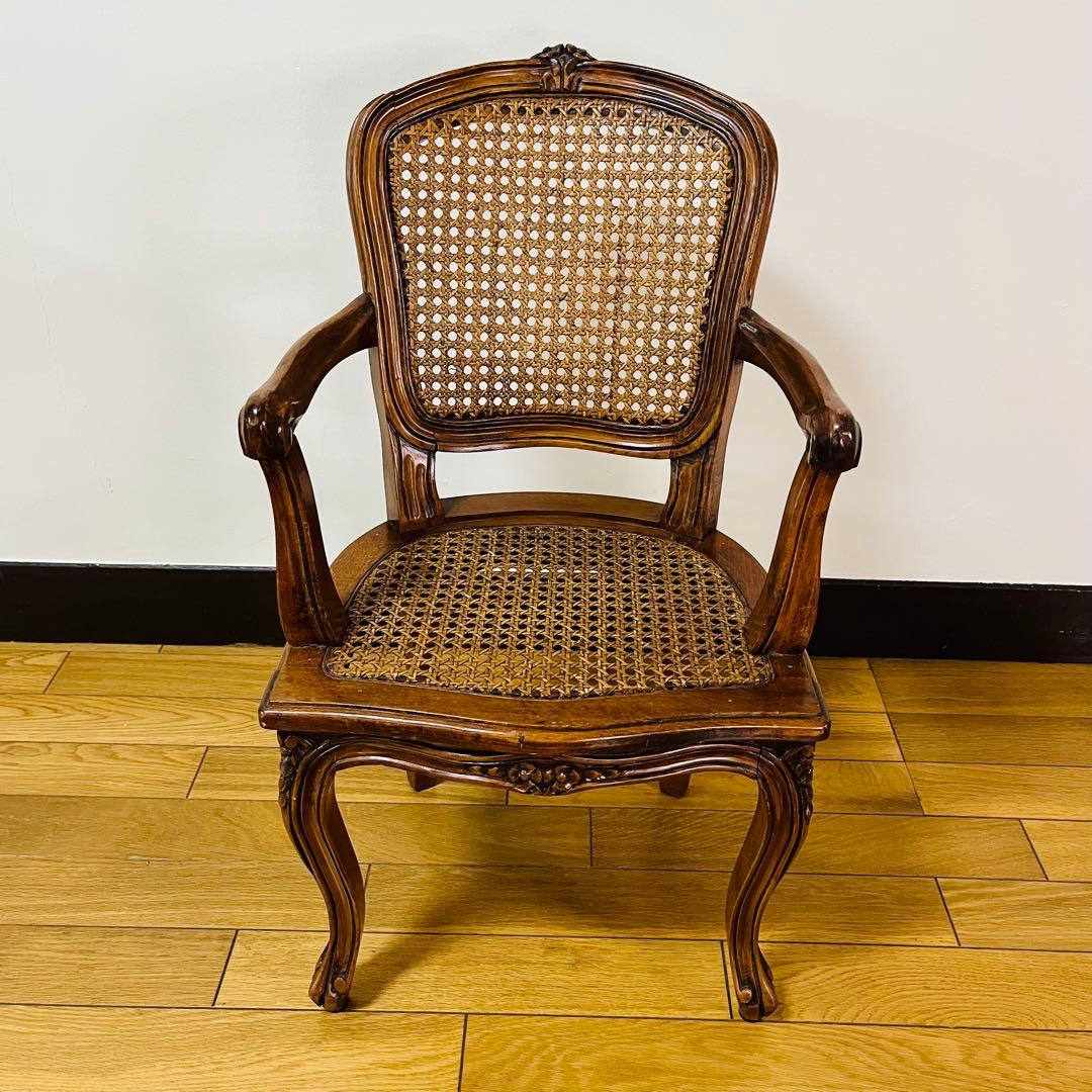 【希少品】　フランスアンティーク　ロココ式　子供用チェア　送料込み