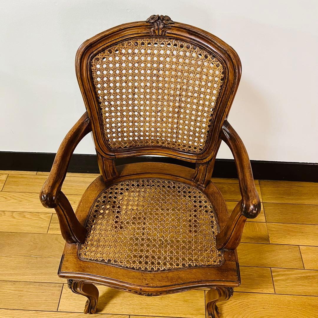 【希少品】　フランスアンティーク　ロココ式　子供用チェア　送料込み