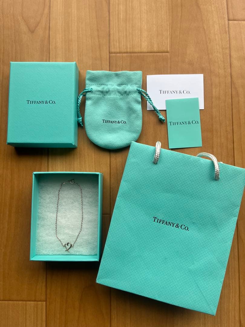新品未使用　ティファニー TIFFANY&Co ブレスレット　ラビングハート