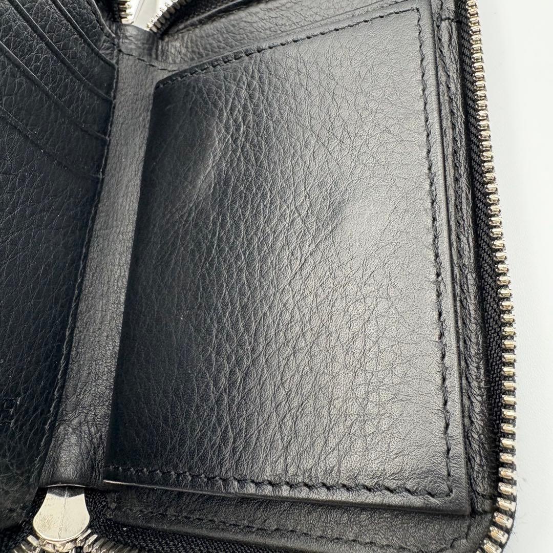 RAISE スティングレイ エイ革 ラウンドファスナー 財布 黒 スターマーク