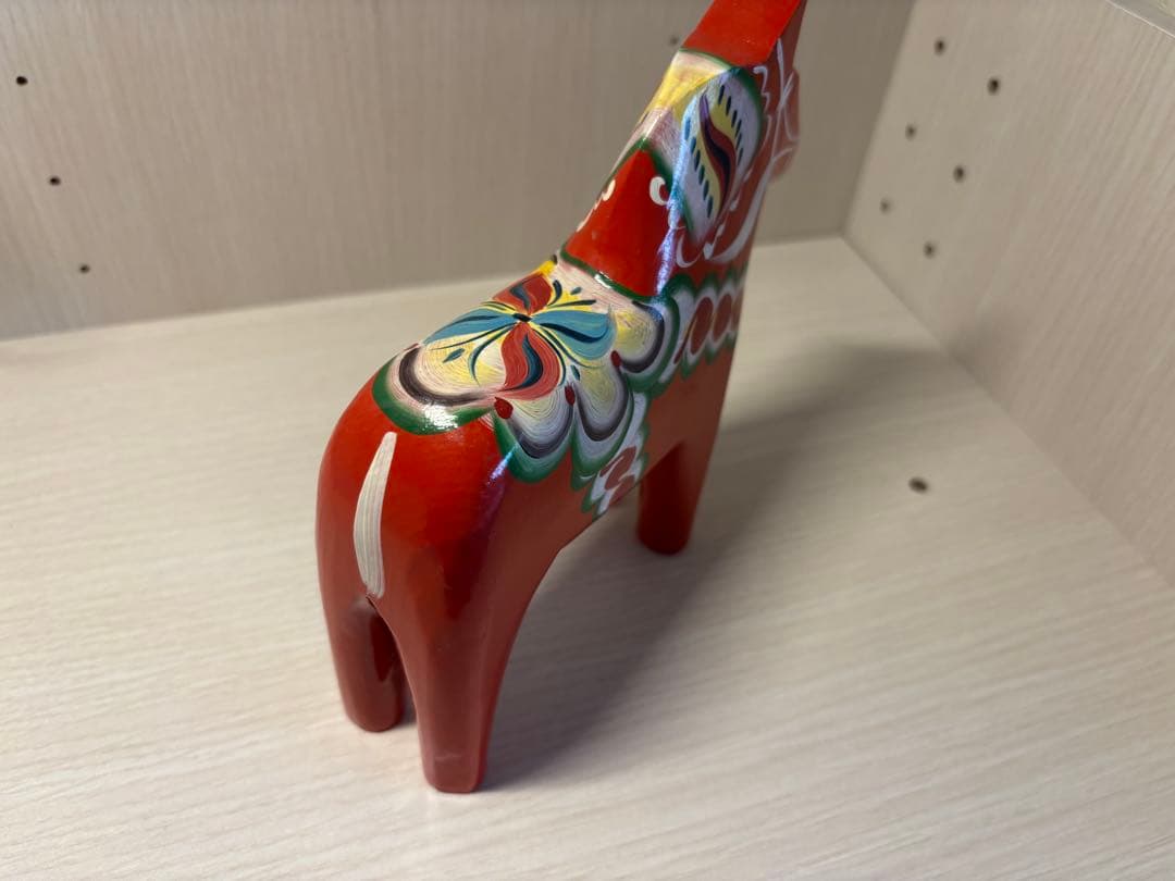 Nils Olsson ダーラナホース 15cm 北欧 スウェーデン 木製 置物