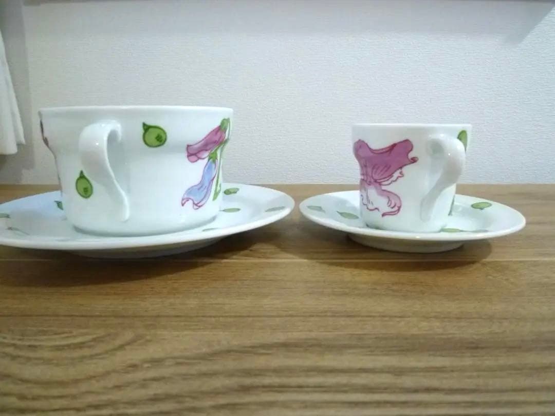 リチャードジノリ スイートピー スープ・デミタス・プレートのセット