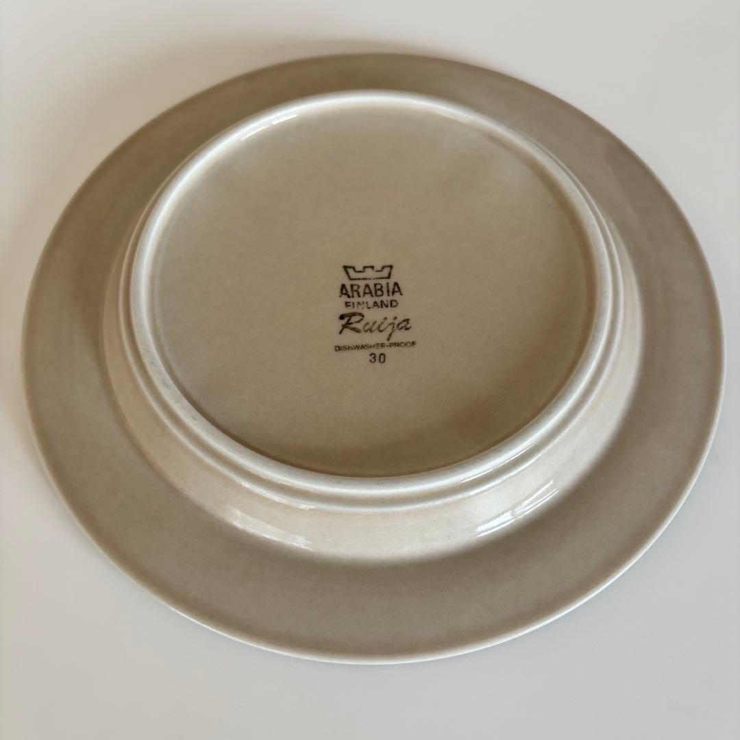 【美品】Arabia Ruija デザートプレート 20cm 4枚セット
