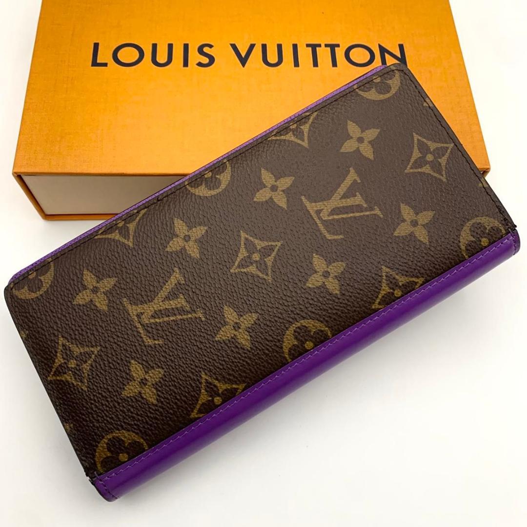 鑑定済み 美品 ルイヴィトン ポルトフォイユ ブラザ 長財布 二つ折り マカサー