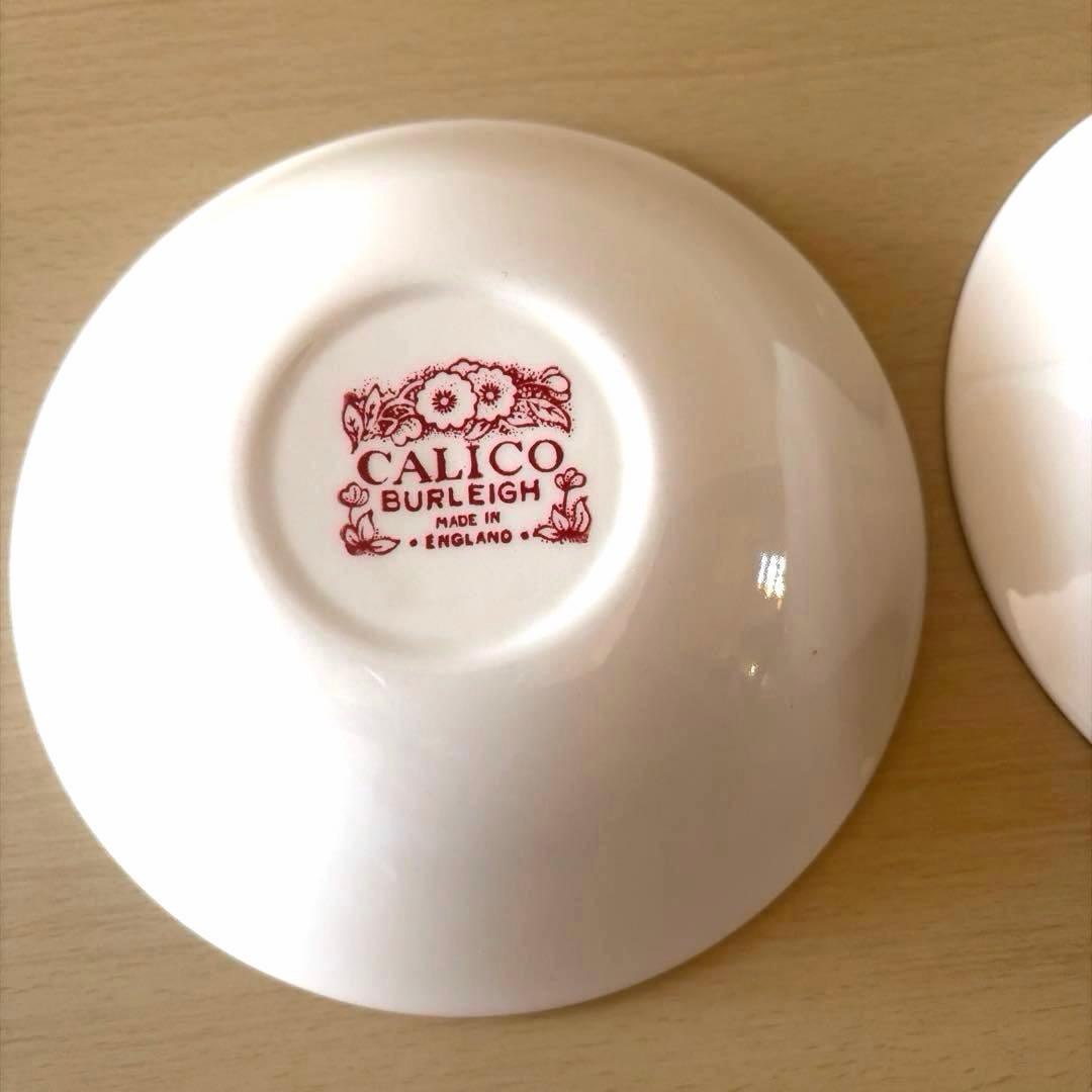 Burleigh バーレイ レッドキャリコ　シリアルボールペア　新品未使用