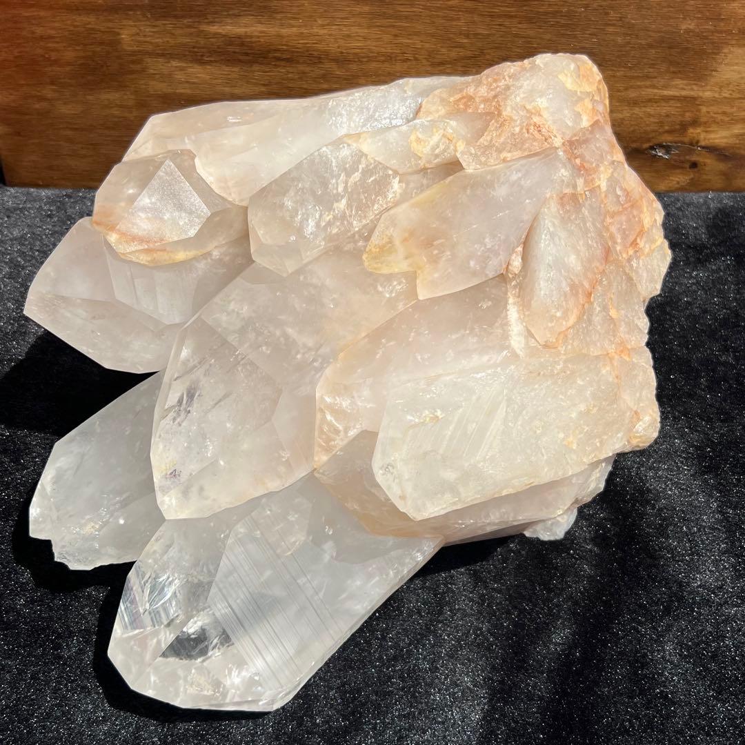 ✮超極大✮オレンジのパワー☆オレンジ レムリアンシードクラスター 原石 天然石