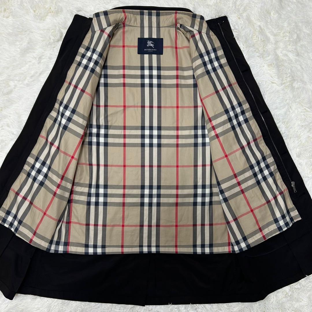 【美品/LL】バーバリーロンドン トレンチコート アウター 比翼 ノバ ベルト