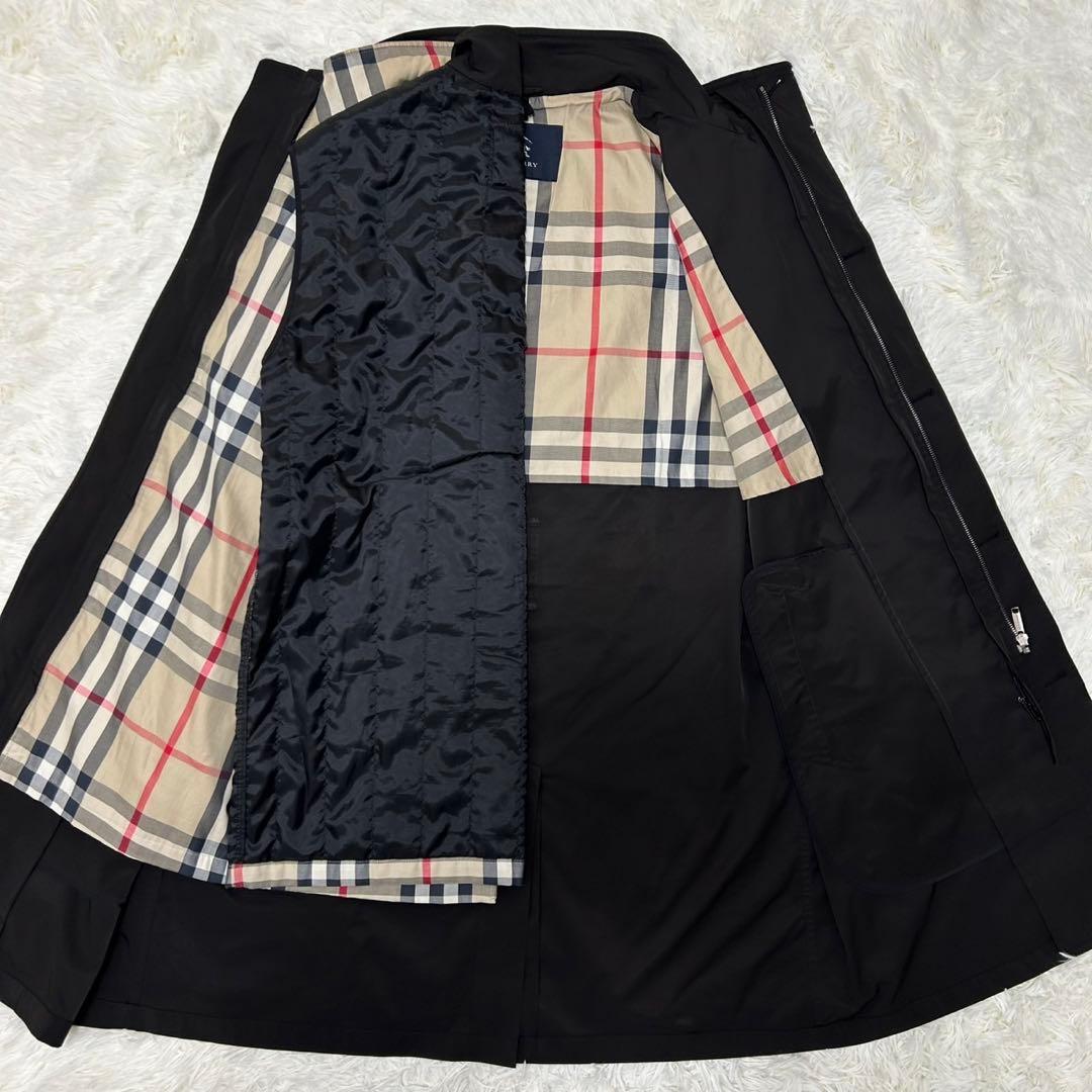 【美品/LL】バーバリーロンドン トレンチコート アウター 比翼 ノバ ベルト