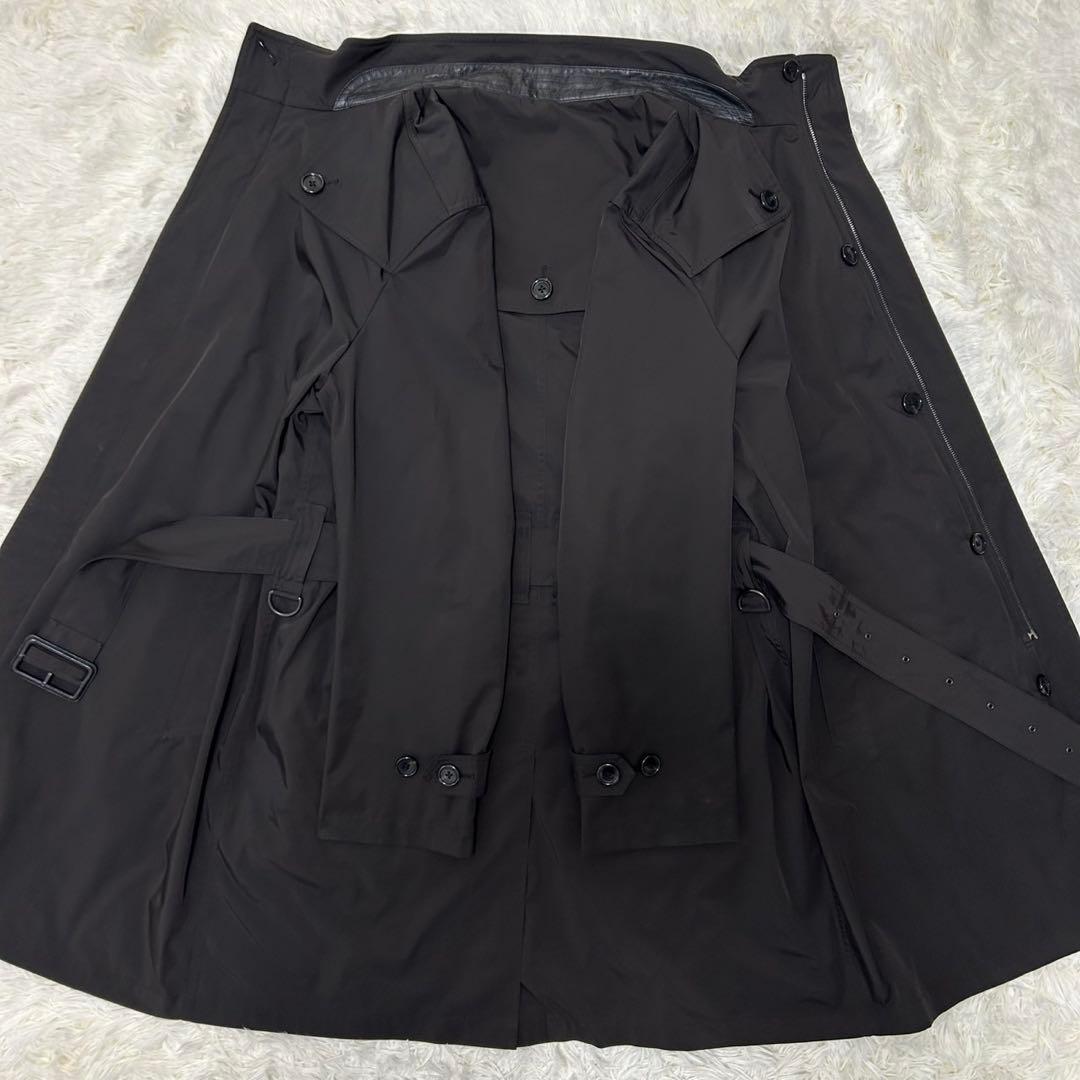 【美品/LL】バーバリーロンドン トレンチコート アウター 比翼 ノバ ベルト