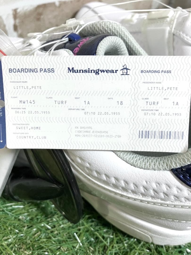 【24時間以内/匿名配送】新品 マンシングウェア ゴルフシューズ 23.5cm