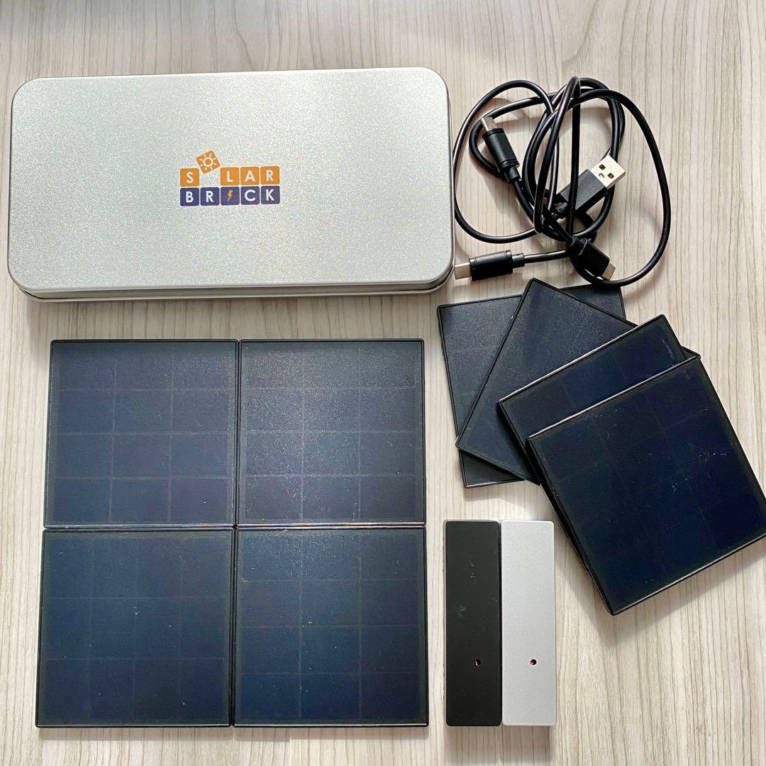太陽光さえあればどこでも充電！　ソーラーブリック