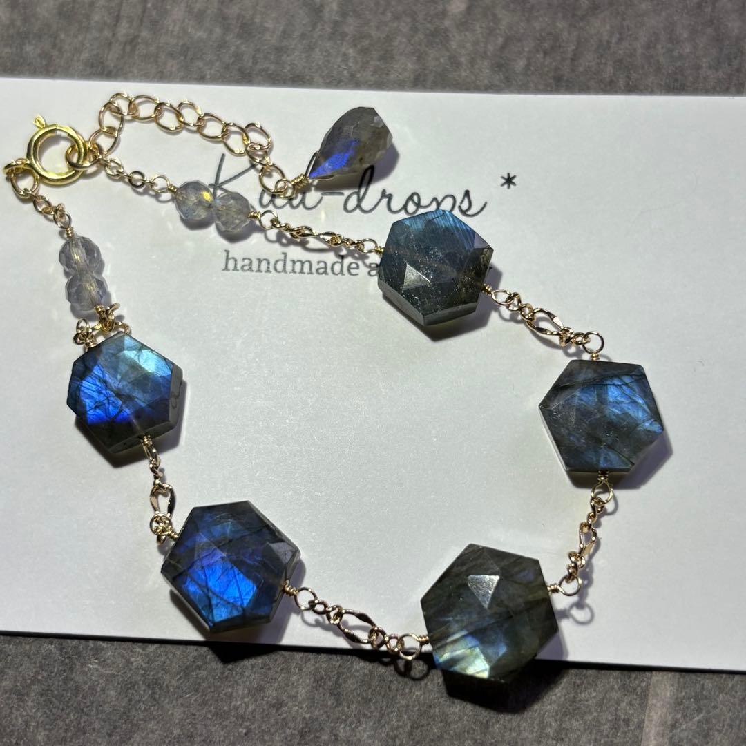 【専用です】♦︎希少♦︎グレープアゲート✴︎14kgfピアスP287•他