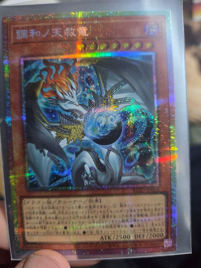 遊戯王　調和ノ天救竜　プリシク