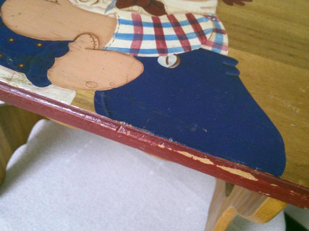 アンティーク 木製 アン＆アンディ 【机&椅子 セット】 カントリー 可愛い