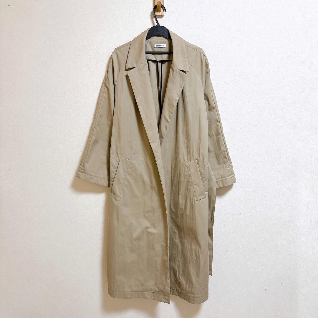 EVERYDAY I LIKE beste Co/Ny ロングトレンチコート