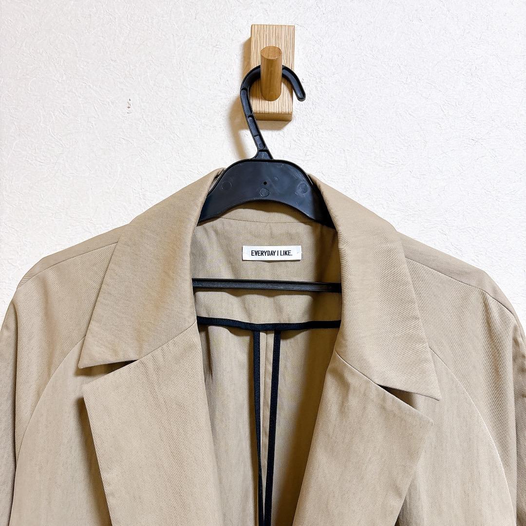 EVERYDAY I LIKE beste Co/Ny ロングトレンチコート