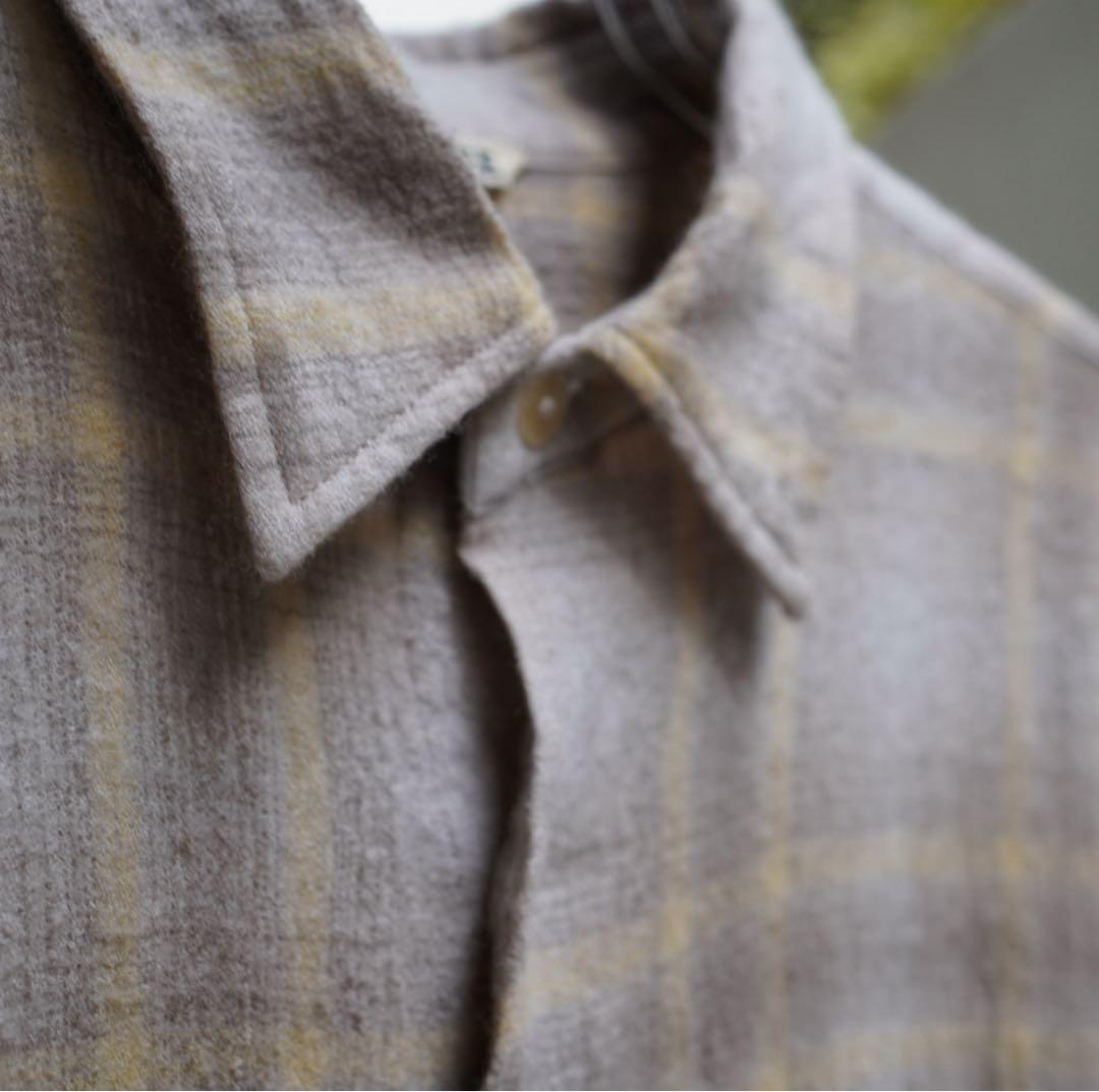 コバーン AURALEE オーラリー AIRY WOOL CHECK