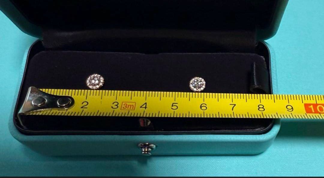 チョコ　2023年購入【鑑定書付き】ティファニー　ソレスト　ピアス