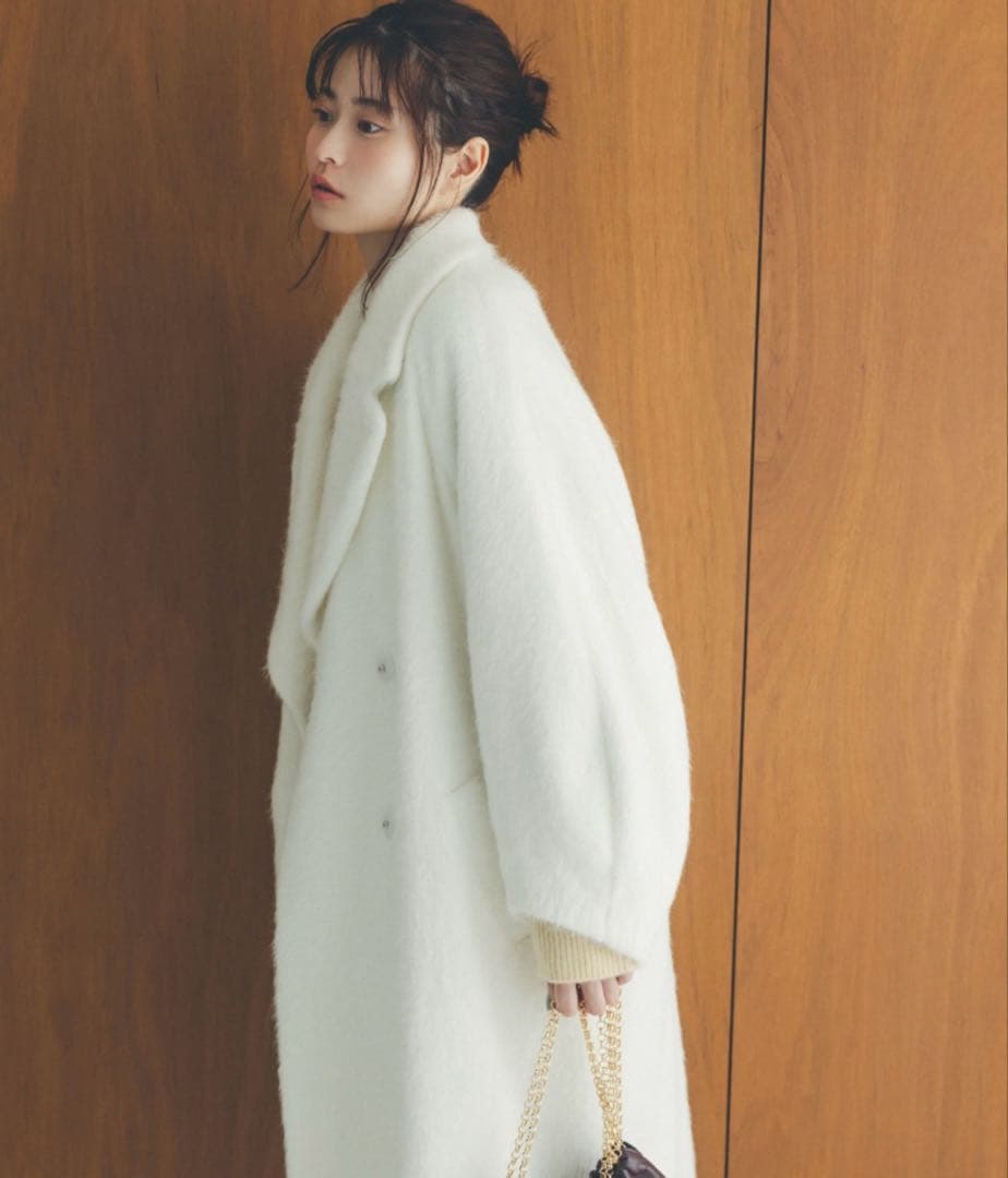 【最終値下げ‼︎】SNIDEL シャギーロングコート