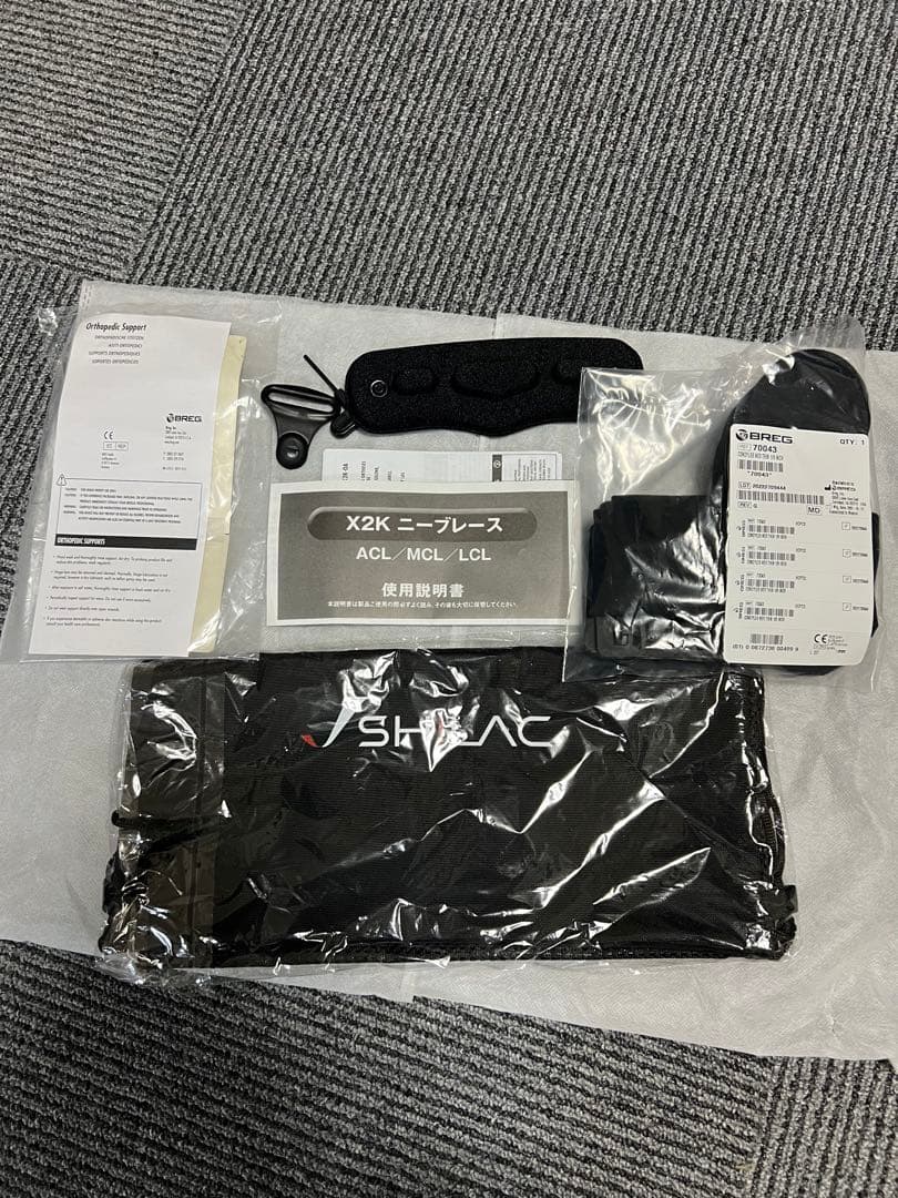 BREG X2K ニーブレース ブラック