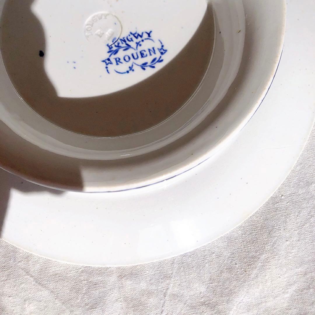 ヴィエイヤーボルドー Rouenモデル　ケーキスタンド　フランスアンティーク食器