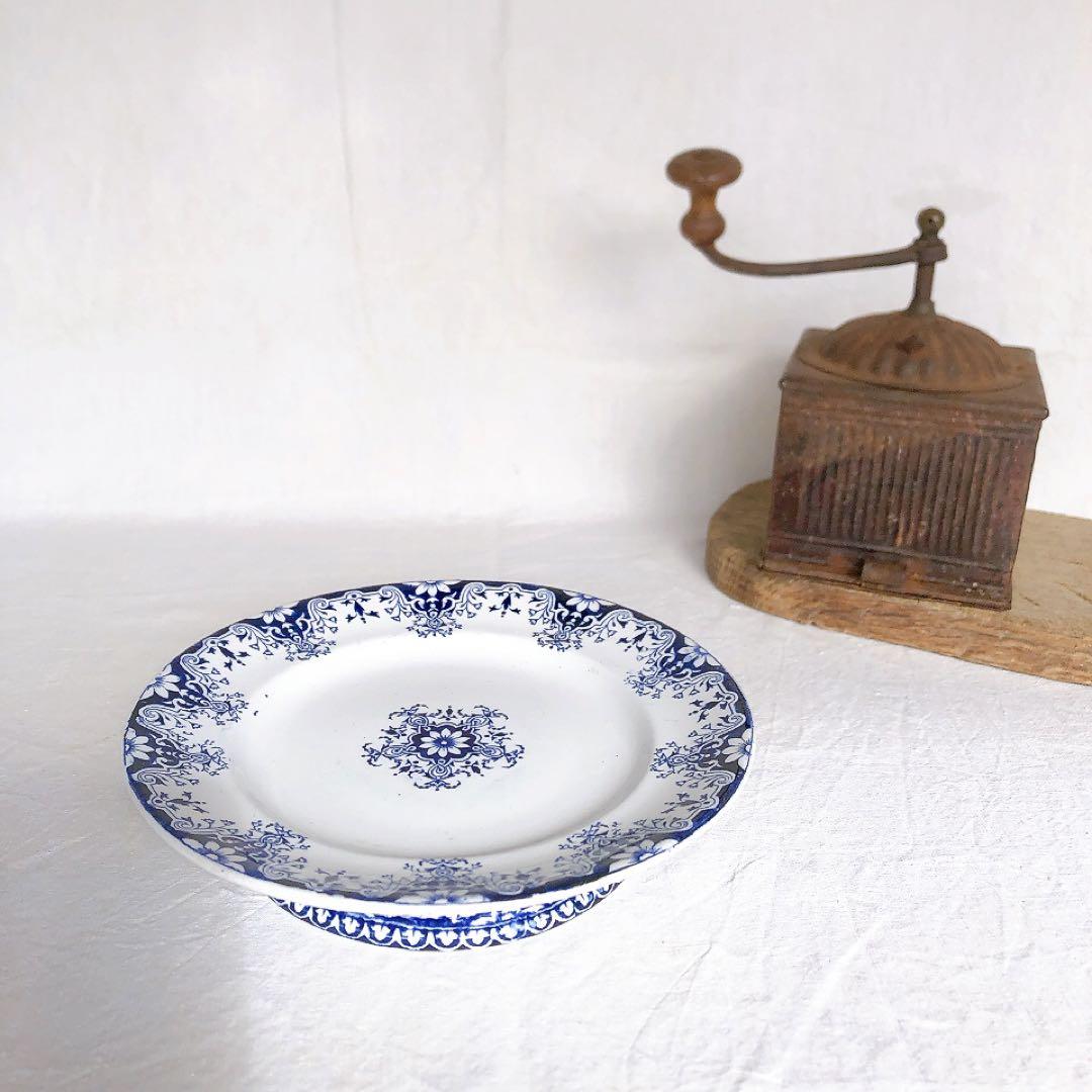 ヴィエイヤーボルドー Rouenモデル　ケーキスタンド　フランスアンティーク食器