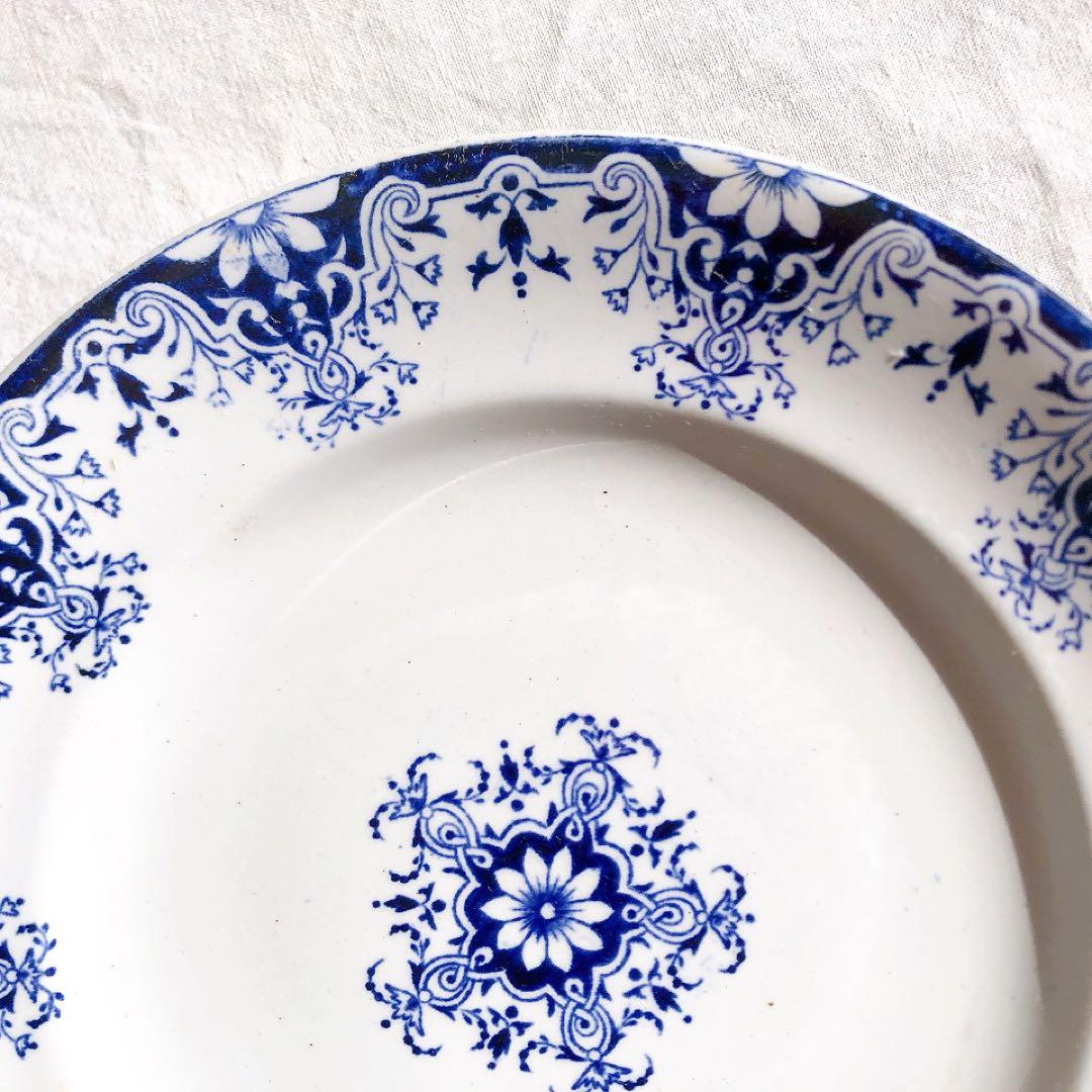 ヴィエイヤーボルドー Rouenモデル　ケーキスタンド　フランスアンティーク食器