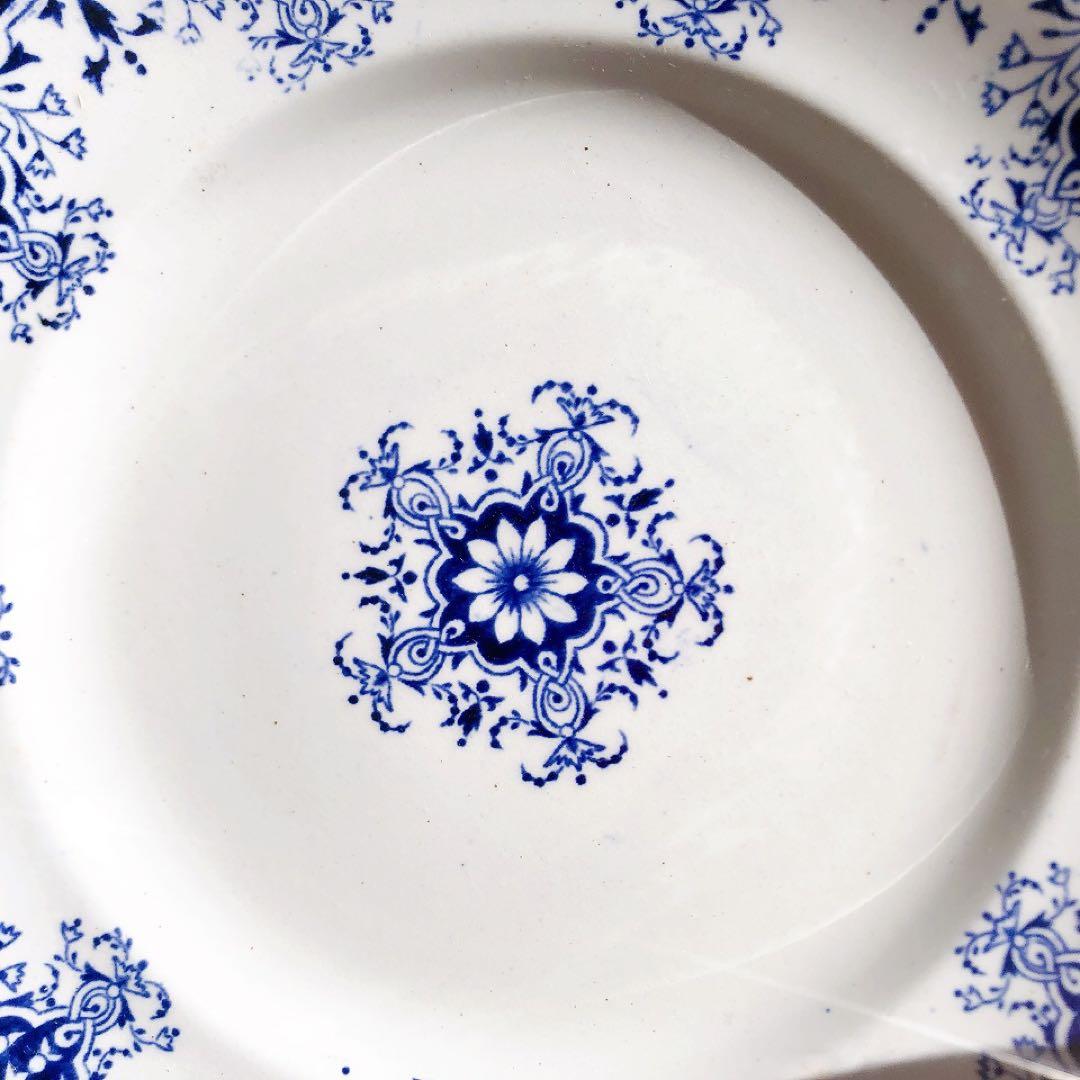 ヴィエイヤーボルドー Rouenモデル　ケーキスタンド　フランスアンティーク食器