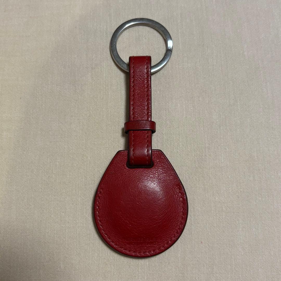 HERMES AirTagカバー レッド