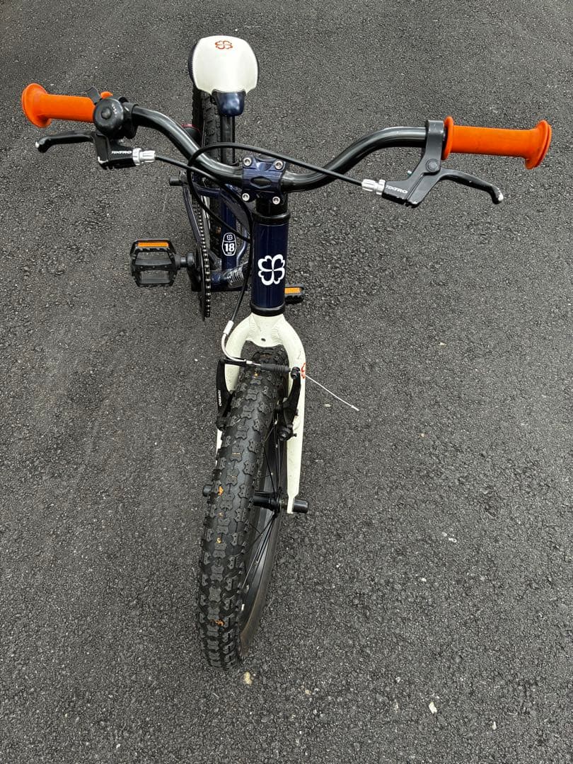 ヨツバサイクル　18インチ　ネイビー　送料込み