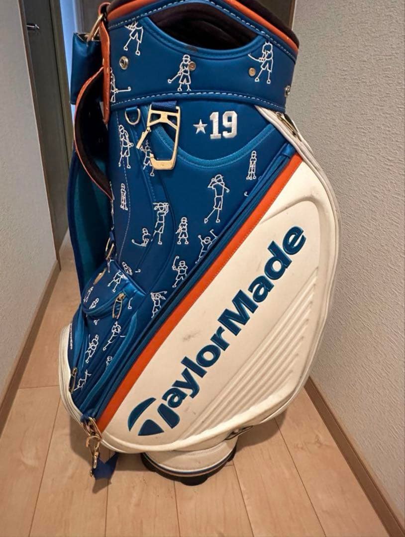TaylorMade ツアーキャディバッグ 青/白