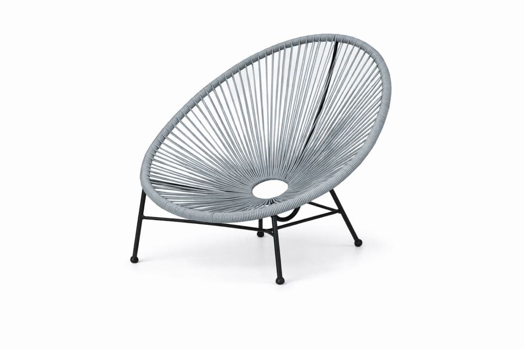 アカプルコチェア　リプロダクト　グレー　灰色屋内外