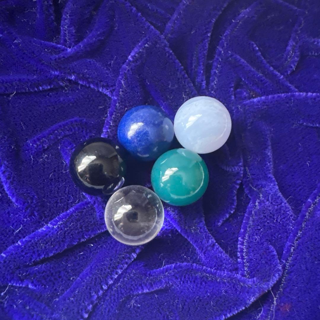 指輪　純金　天然石