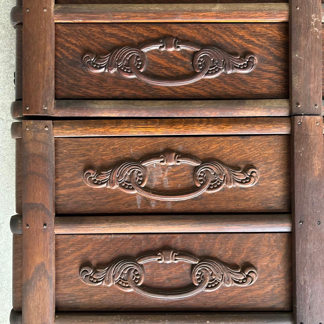 シンガーミシン　引き出し　2段　木製　レトロ　アンティーク　希少