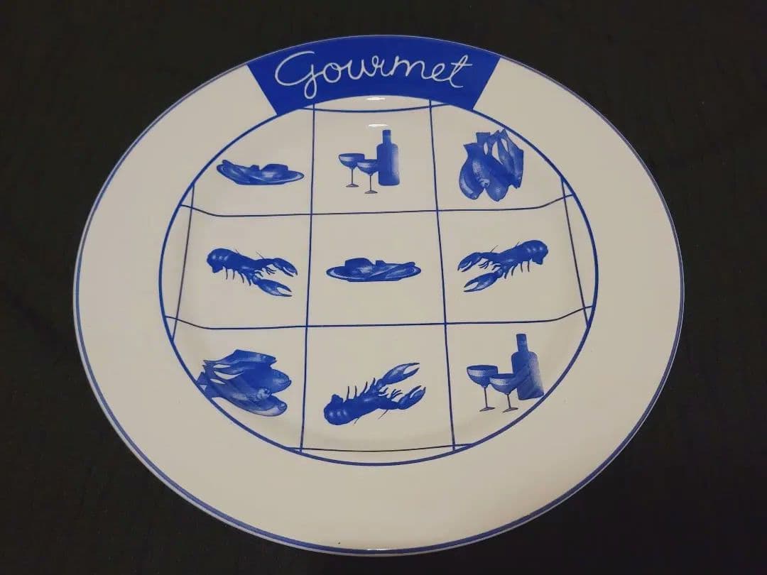 イタリア Quadrifoglio(クアドリフォリオ) 皿 26cm 3枚 レア