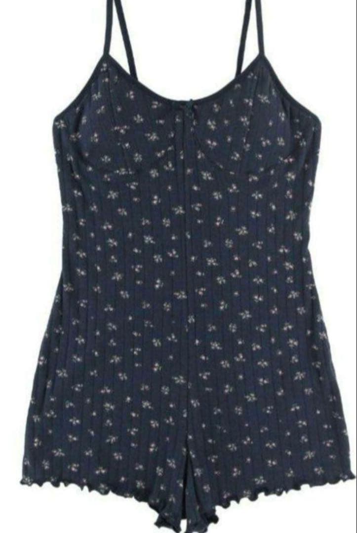 ALEXIA STAM アリシアスタン　ロンパース　ネイビー　M