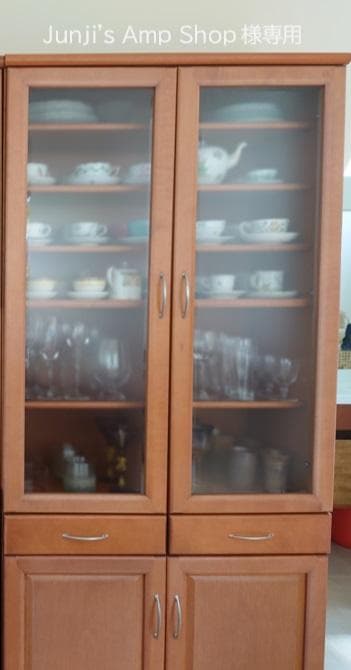 木製食器棚・キッチンボート・カップボード（右側）