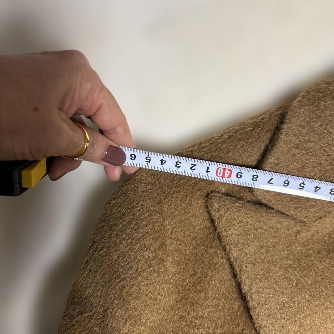 ÉTONNÉ ブラウン ダブルブレスト チェスターコート