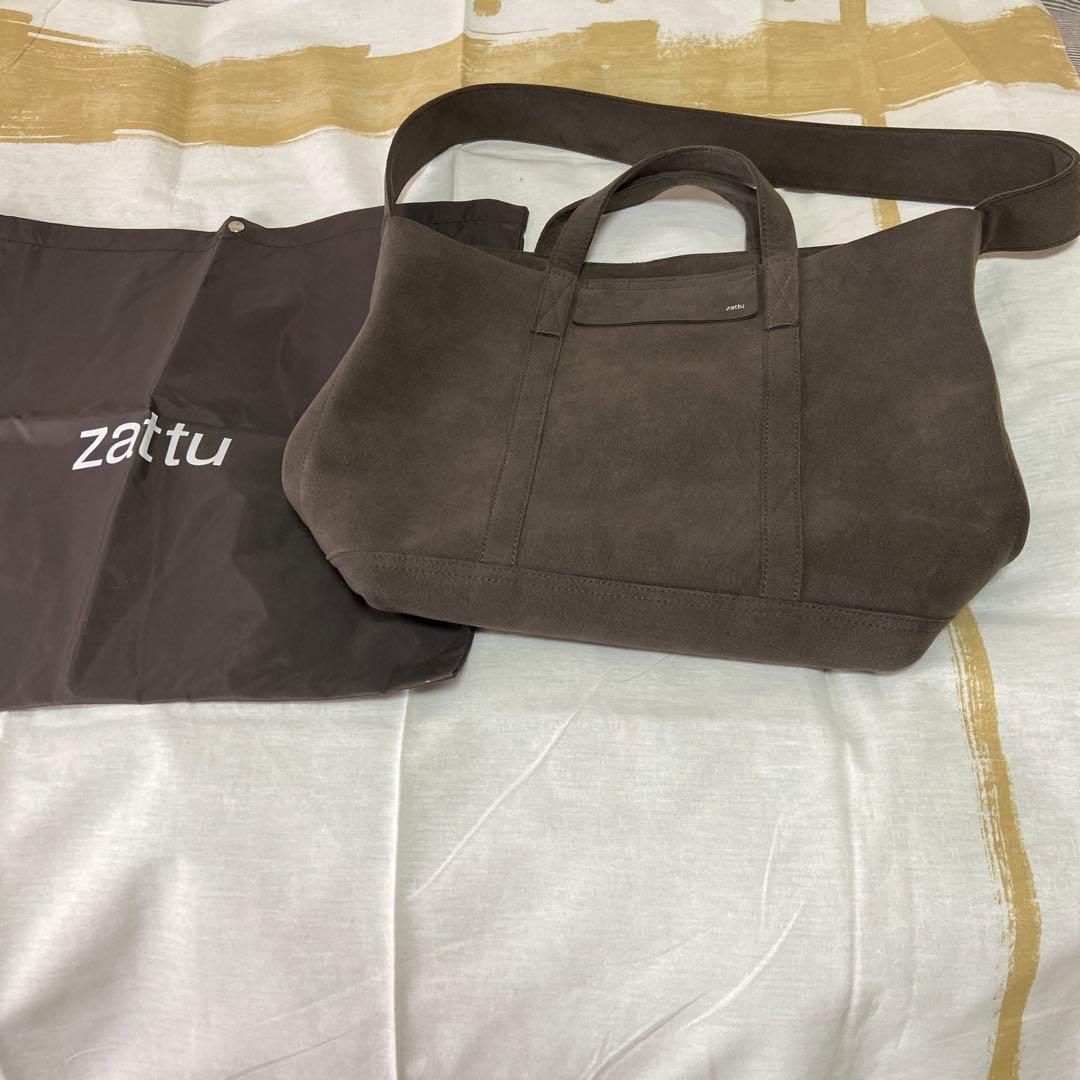【美品】 zattu KINAX グラファイト トートバッグ　2WAY