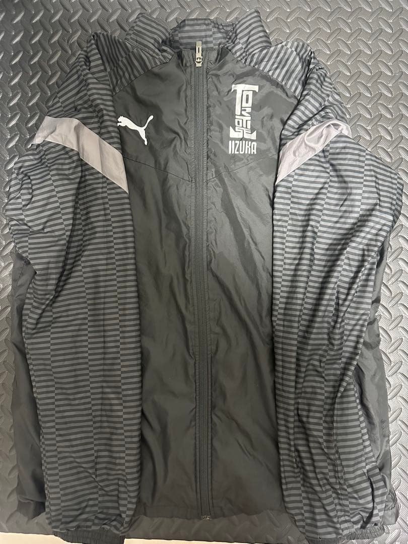 飯塚高校　Puma ウィンドブレーカーセット ブラック　ピステ