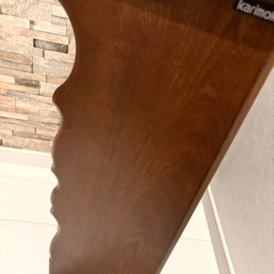 カリモク家具 コロニアル 電話台 マガジンラック サイドテーブル　コロニアル