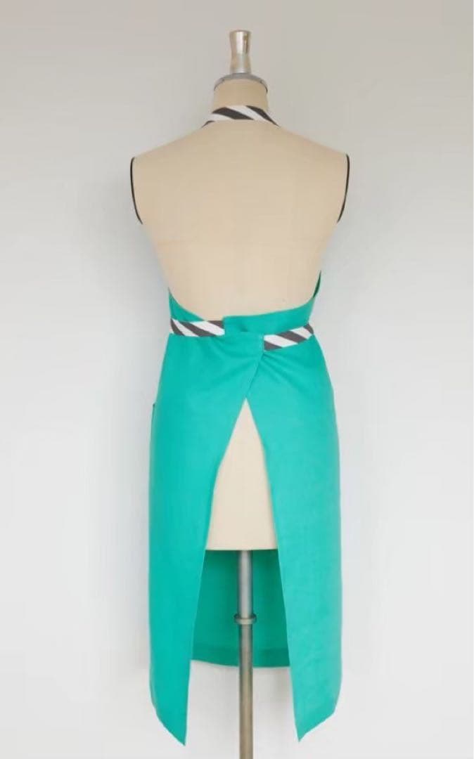 新品 タキマキ エプロン TAKIMAKI ORGANIC ミントグリーン