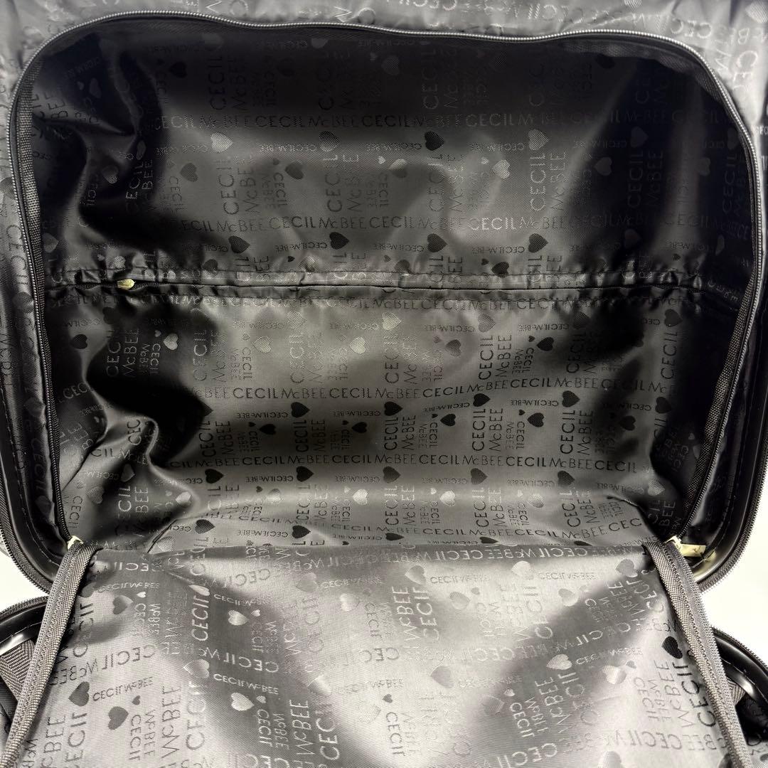 新品タグ付✨ セシルマクビー キルト キャリーケース Sサイズ 35L ブラック