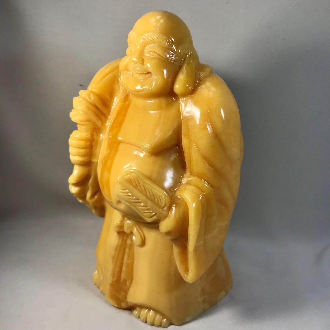 金運招来　金運　布袋様　天然石　オニックス　縁起物　インテリア　未使用　特大