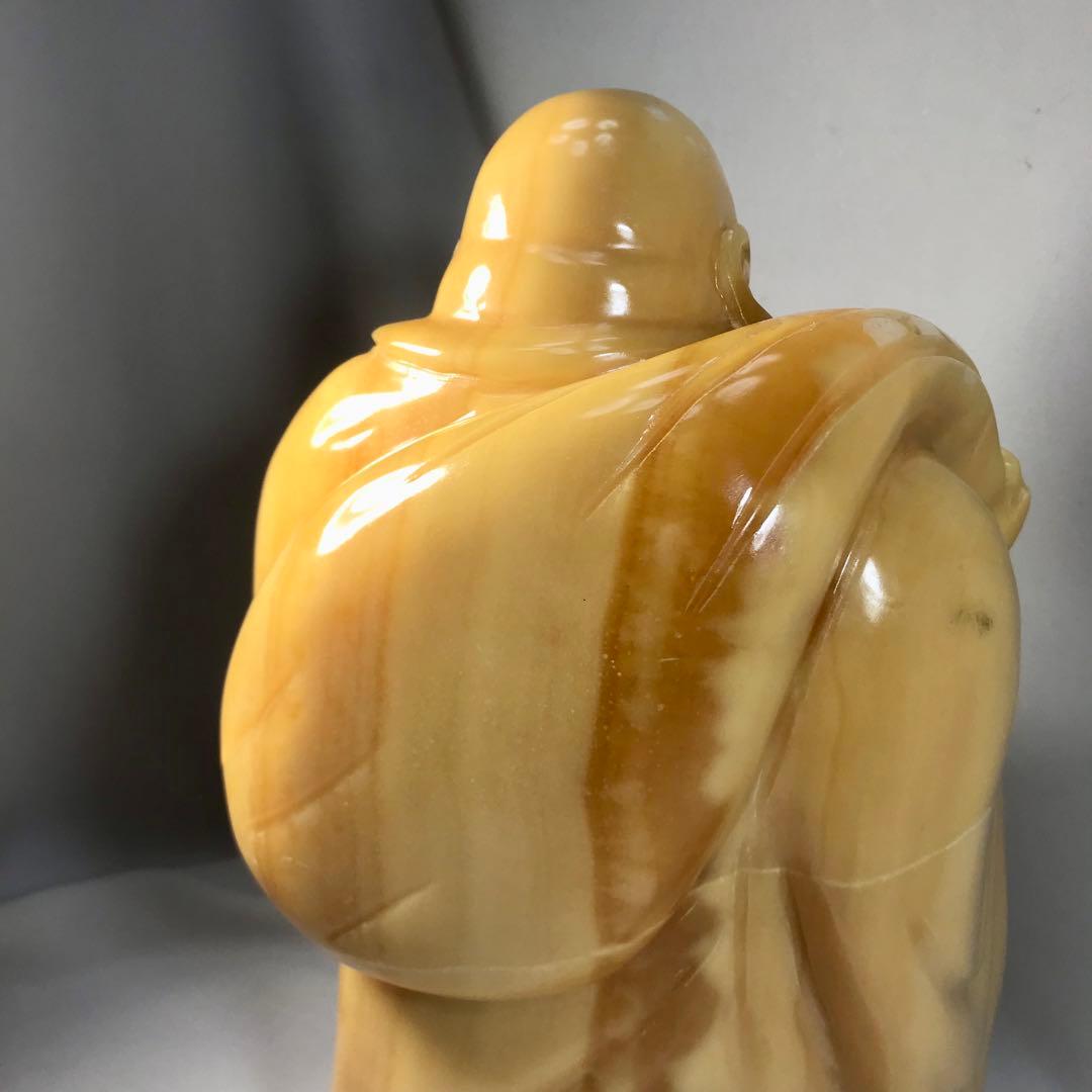 金運招来　金運　布袋様　天然石　オニックス　縁起物　インテリア　未使用　特大