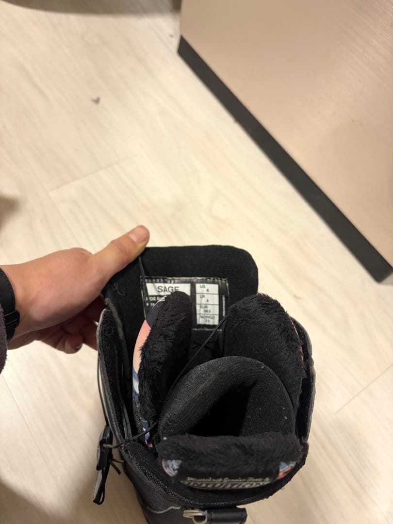 レディース スノーボード3点セット 23cm (Spoon/Flux/Ride)