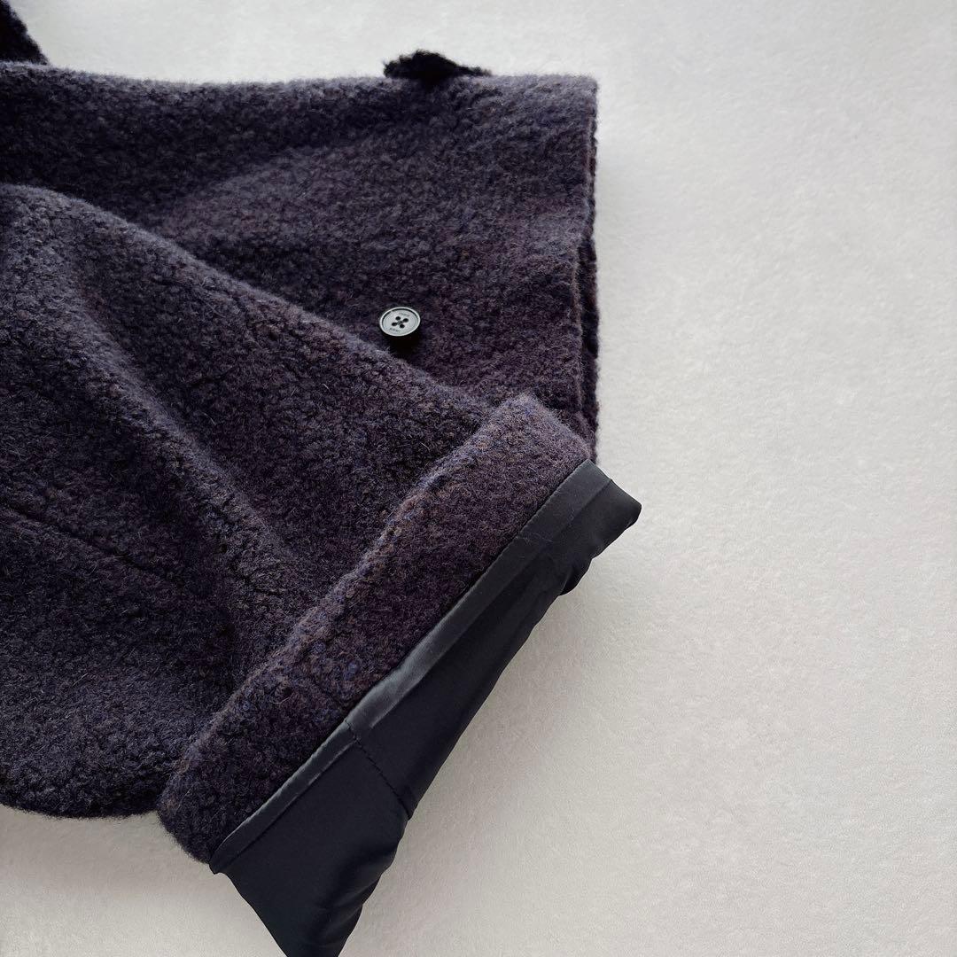 STUDIOUS IHNN BOA HIGH NECK COATボアコート