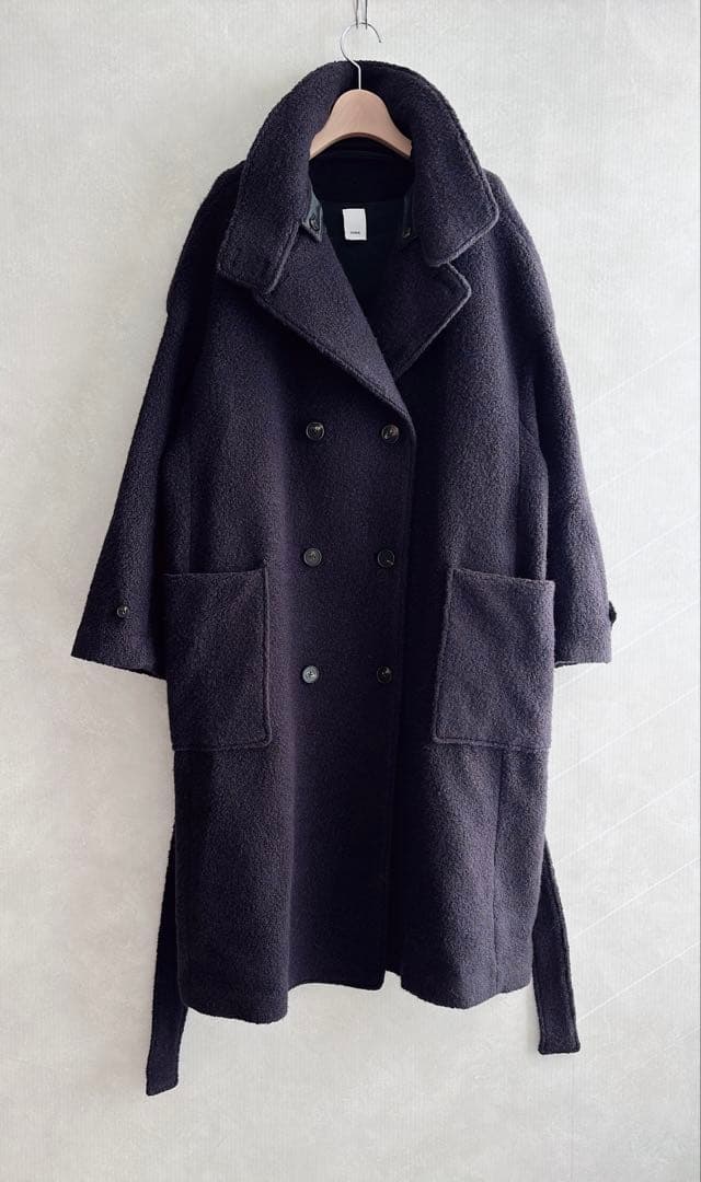 STUDIOUS IHNN BOA HIGH NECK COATボアコート