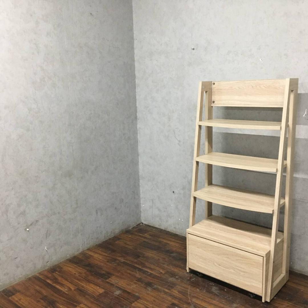 オープンラック 4段 キャスター付き W70×D40×H155cm