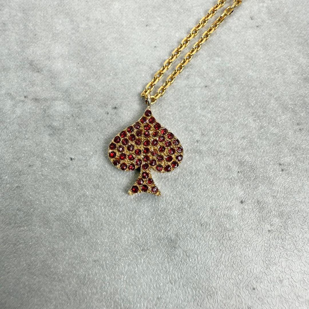 UNDERCOVER アンダーカバー スペードネックレス ゴールド